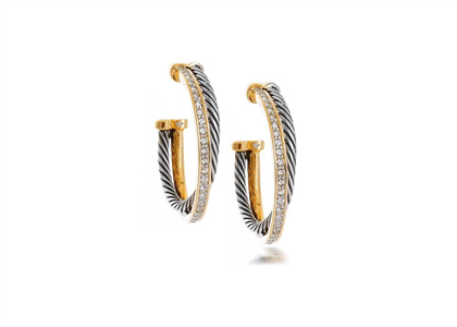 2 Tone Plated | Fashion Earrings